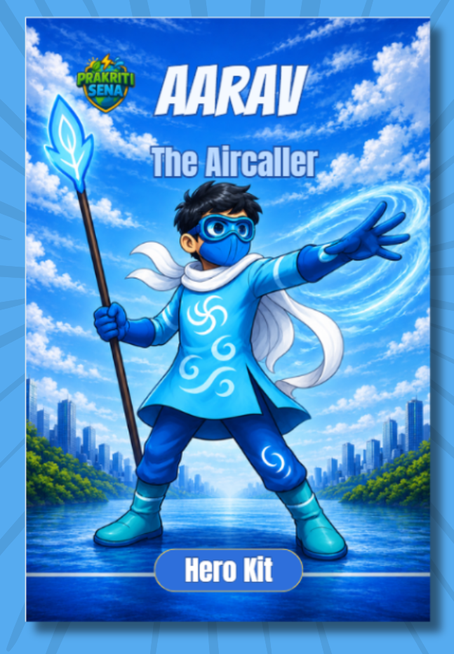 Aarav The Aircaller Hero Kit | Prakriti Sena