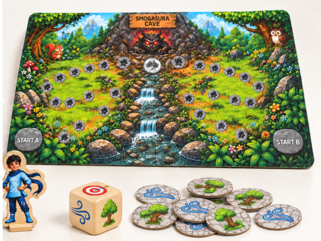 Battle of Breath – Two-Player Air Pollution Board Game