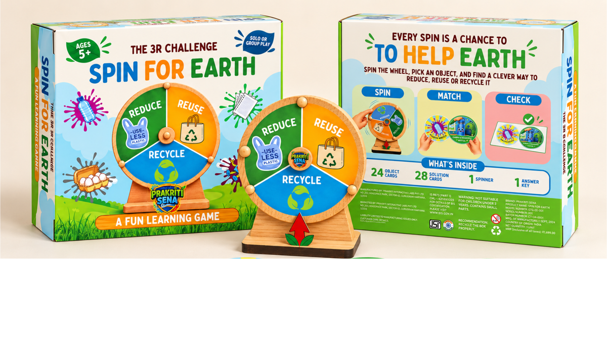 Spin for Earth – The Reduce, Reuse, Recycle Game