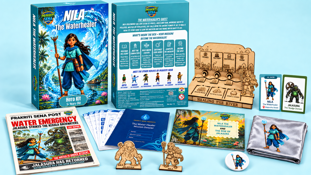 Nila the Waterhealer Hero Kit | Prakriti Sena
