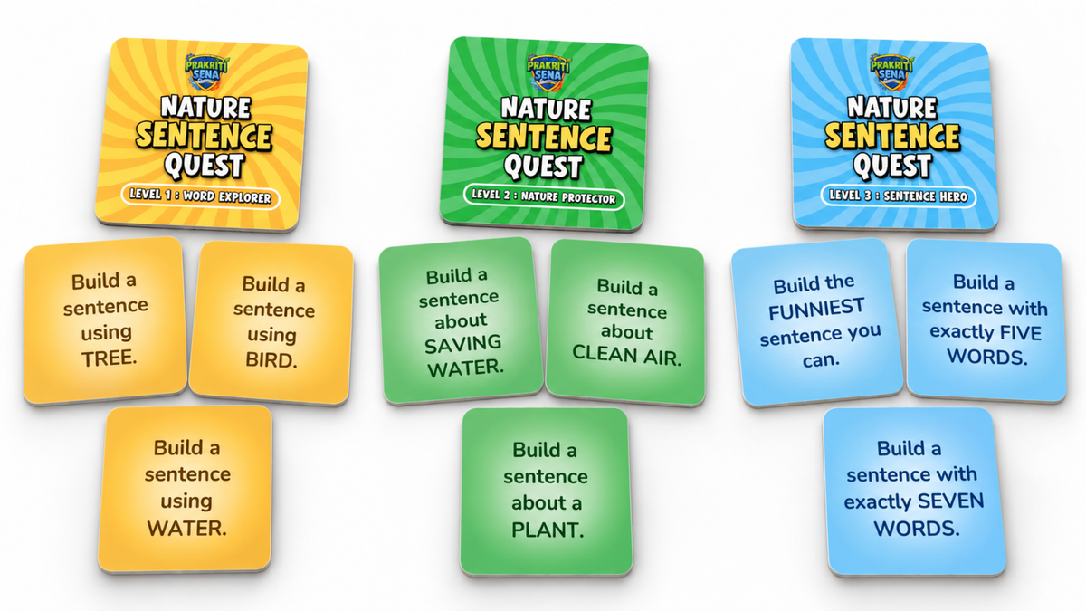 Nature Sentence Quest - English Sentence-Building Game