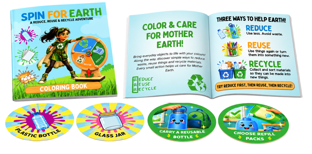 Spin for Earth – The Reduce, Reuse, Recycle Game